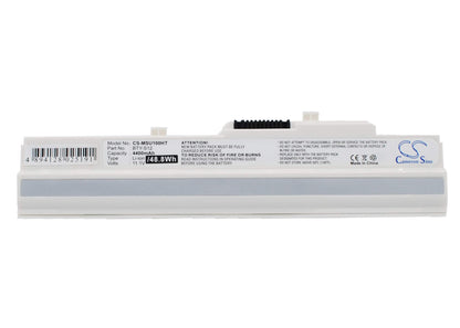 White, 11.1V, 4400mAh, Li-ion Battery fits Ahtec, Netbook Lug N011, 48.84Wh