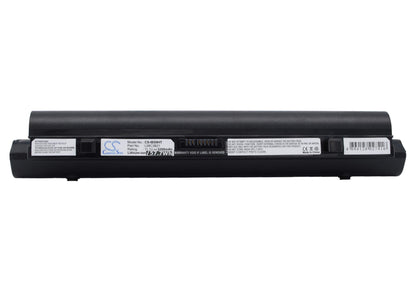Black, 11.1V, 5200mAh, Li-ion Battery fits Lenovo, Ideapad S10, Ideapad S10 20015, 57.72Wh