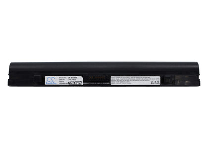 Black, 11.1V, 2600mAh, Li-ion Battery fits Lenovo, Ideapad Ideapad S10 20015, Ideapad S10, 28.86Wh