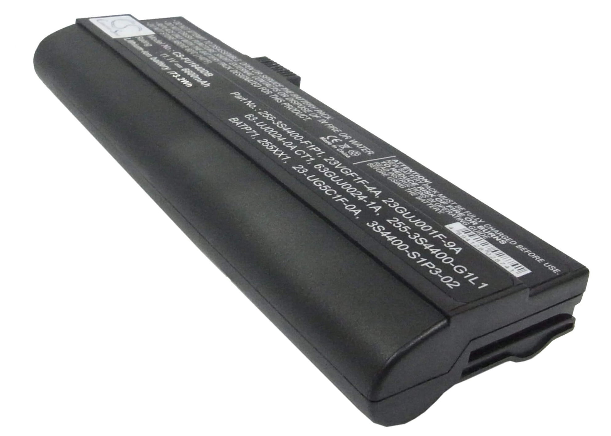 11.1V, 6600mAh, Li-ion Battery fits Systemax, Pursuit 4025, Pursuit 4030, 73.26Wh