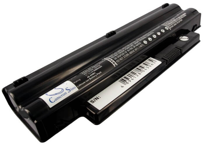 Black, 11.1V, 4400mAh, Li-ion Battery fits Dell, Inspiron Im1012-1243ibu Mini 1, Inspiron Im1012-571obk, 48.84Wh