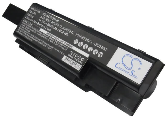 11.1V, 8800mAh, Li-ion Battery fits Gateway, Md7801u, 97.68Wh
