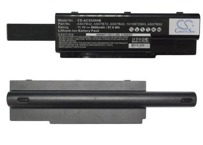 11.1V, 8800mAh, Li-ion Battery fits Gateway, Md7801u, 97.68Wh