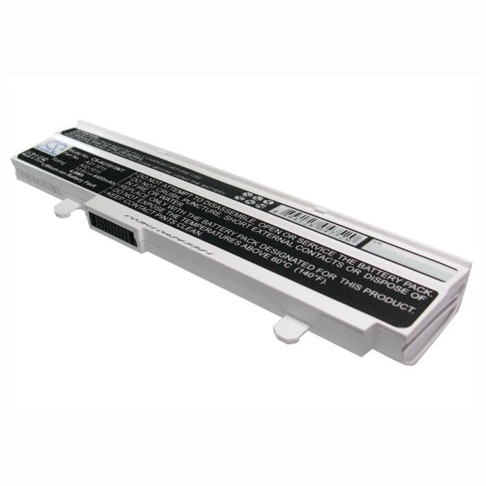 White, 10.8V, 4400mAh, Li-ion Battery fits Asus, Eee Pc 1015, Eee Pc 1015b, 47.52Wh