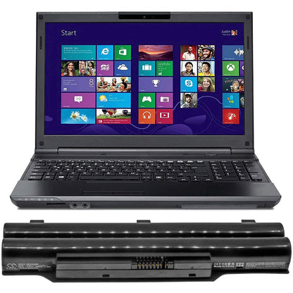 10.8V, 4400mAh, Li-ion Battery fits Fujitsu, Ifebook Ah562, Lifebook A512, 47.52Wh