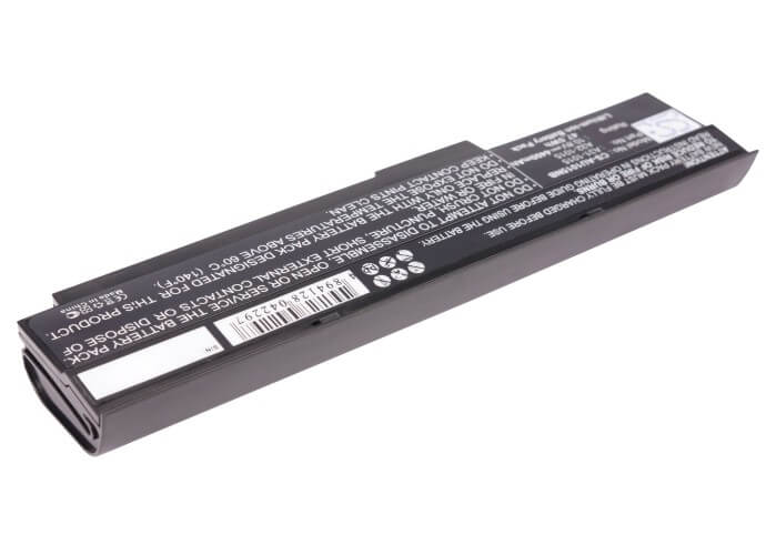 Black, 10.8V, 4400mAh, Li-ion Battery fits Asus, Eee Pc 1015, Eee Pc 1015b, 47.52Wh