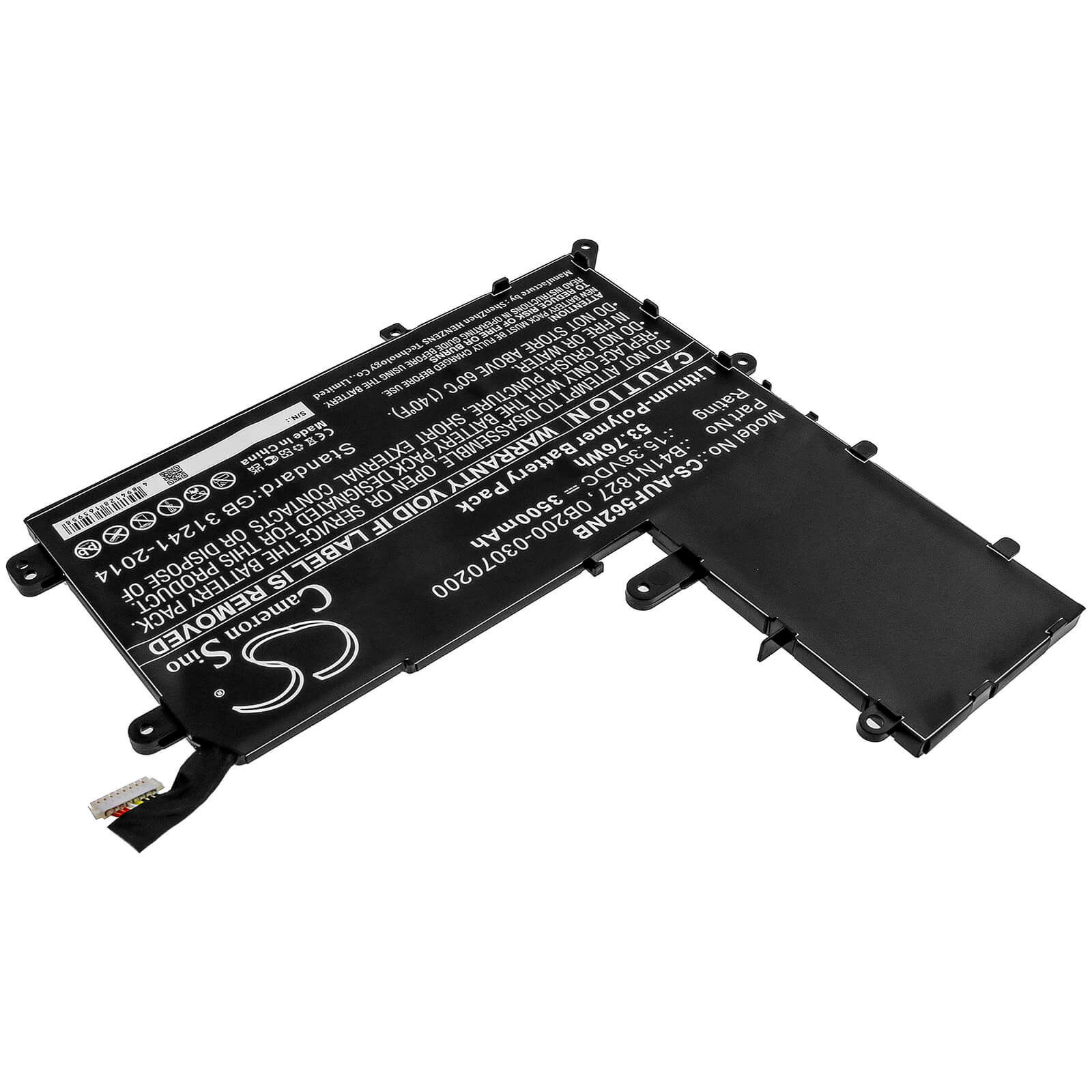 15.36V, 3500mAh, Li-Polymer Battery fits Asus, Ux562fa, Ux562fa-2g, 53.76Wh