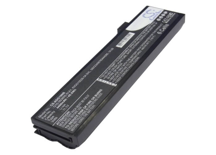 Black, 11.1V, 4400mAh, Li-ion Battery fits Advent, 4213, 48.84Wh