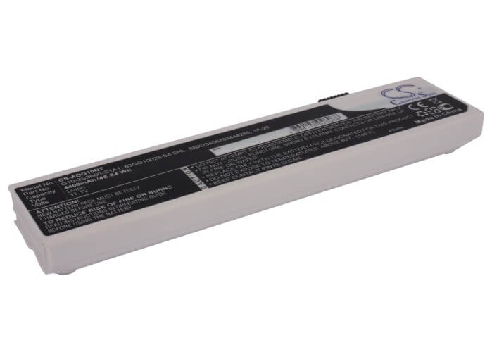 White, 11.1V, 4400mAh, Li-ion Battery fits Advent, 4213, 48.84Wh