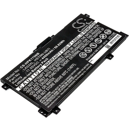 11.55V, 4400mAh, Li-ion Battery fits Hp, 2ps80ea, 2pt04ea, 50.82Wh