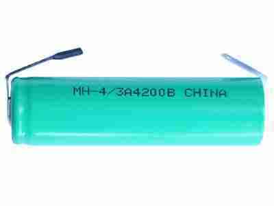 4/3 a 4200 mah nimh battery with tabs