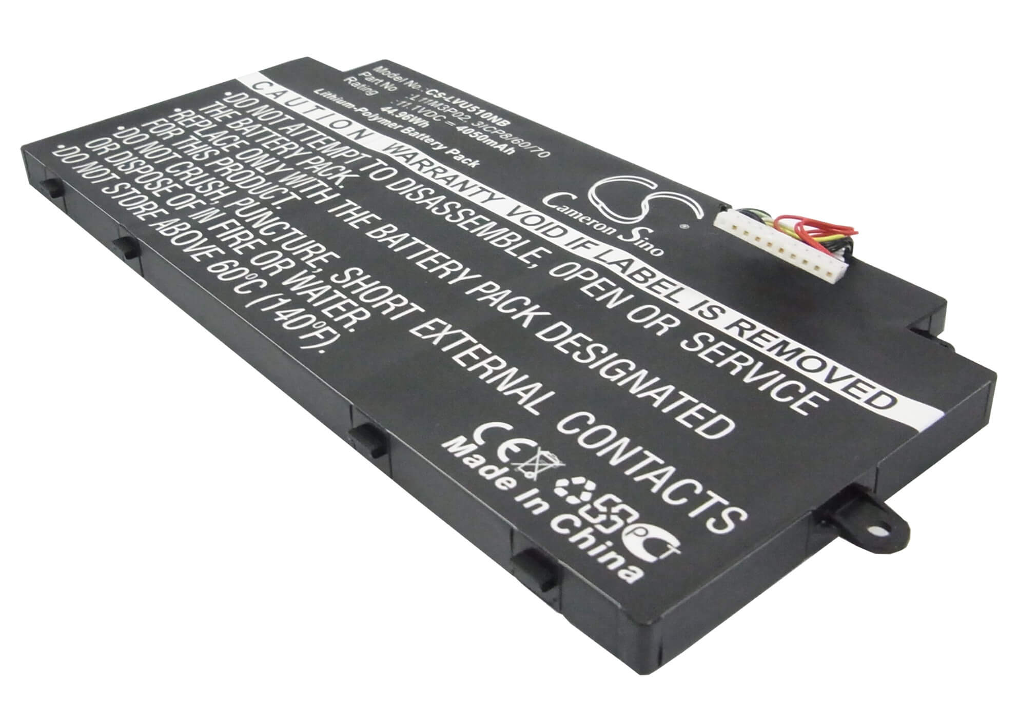 11.1V, 4050mAh, Li-Polymer Battery fits Lenovo, Ideapad U31 Touch, Ideapad U510, 44.955Wh