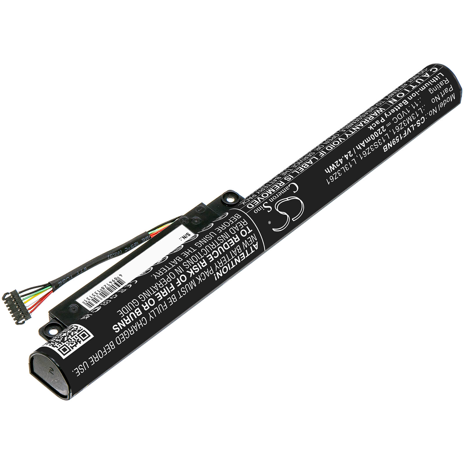 11.1V, 2200mAh, Li-ion Battery fits Lenovo, 59-407061, 59-439199, 24.42Wh