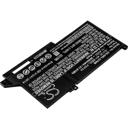 11.4V, 3650mAh, Li-ion Battery fits Dell, 451-bbzl, Latitude 12 (7280-k8x0t), 41.61Wh