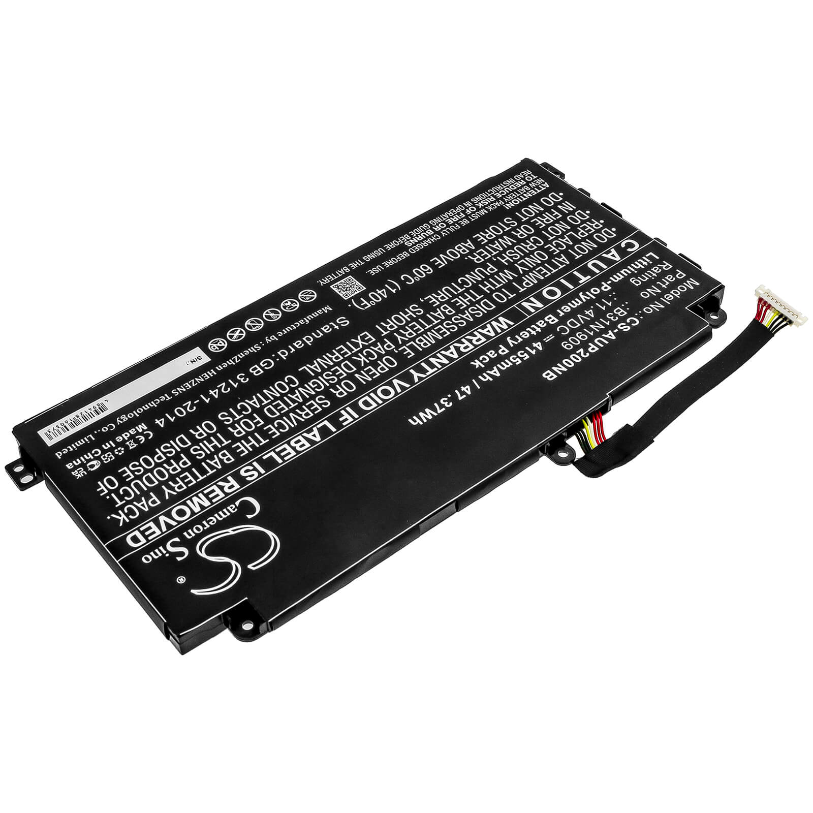 11.4V, 4155mAh, Li-Polymer Battery fits Asus, Expertbook P2 P2451, Expertbook P2 P2451fa-eb0091r, 47.367Wh