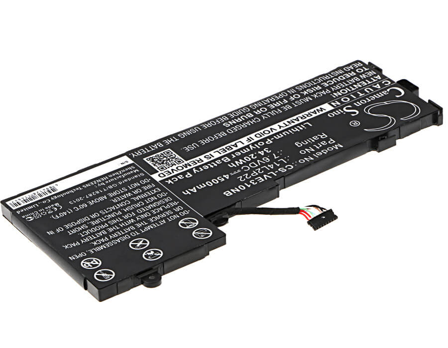 7.6V, 4500mAh, Li-Polymer Battery fits Lenovo, E31, E31-70, 34.2Wh