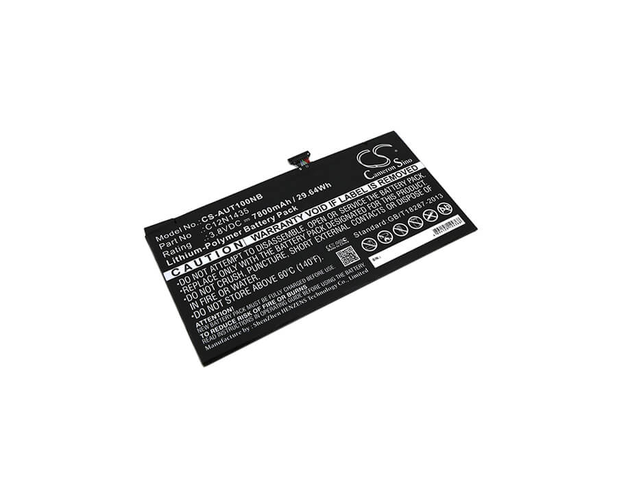 3.8V, 7800mAh, Li-Polymer Battery fits Asus, Transformer Book T100ha, 29.64Wh