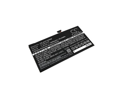 3.8V, 7800mAh, Li-Polymer Battery fits Asus, Transformer Book T100ha, 29.64Wh