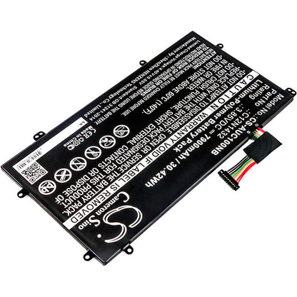 3.85V, 7900mAh, Li-Polymer Battery fits Asus, 90nl0971-m00290, C100pa, 30.415Wh