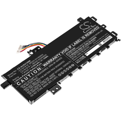 7.6V, 4100mAh, Li-Polymer Battery fits Asus, A412fa, A412ua, 31.16Wh