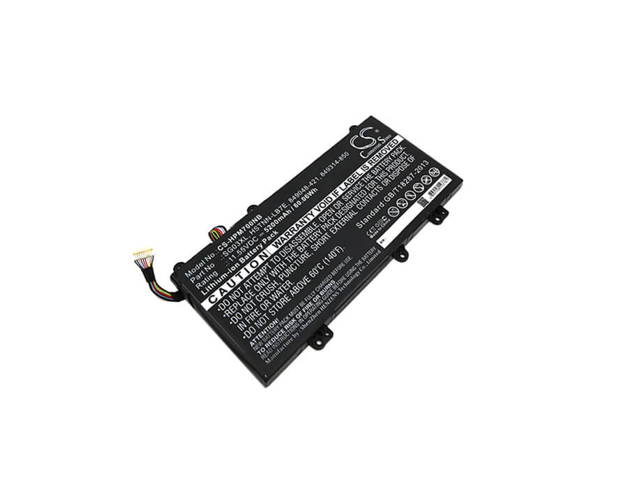 11.55V, 5200mAh, Li-ion Battery fits Hp, 17t-u000, 17-u000, 60.06Wh