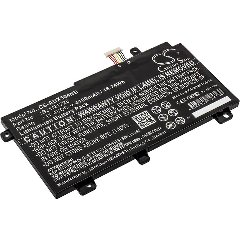 11.4V, 4100mAh, Li-ion Battery fits Asus, Fx504, Fx504g, 46.74Wh