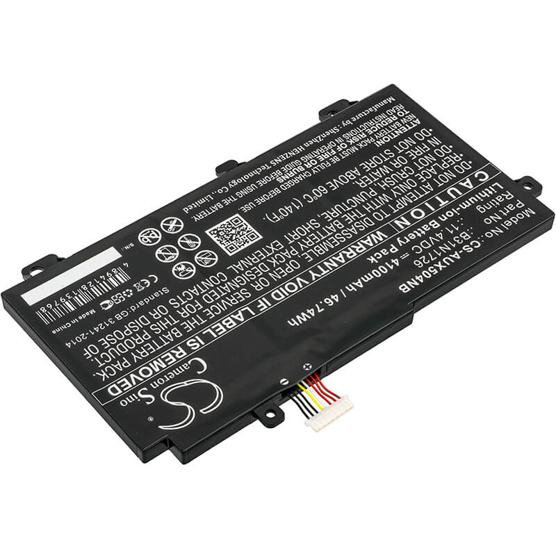 11.4V, 4100mAh, Li-ion Battery fits Asus, Fx504, Fx504g, 46.74Wh