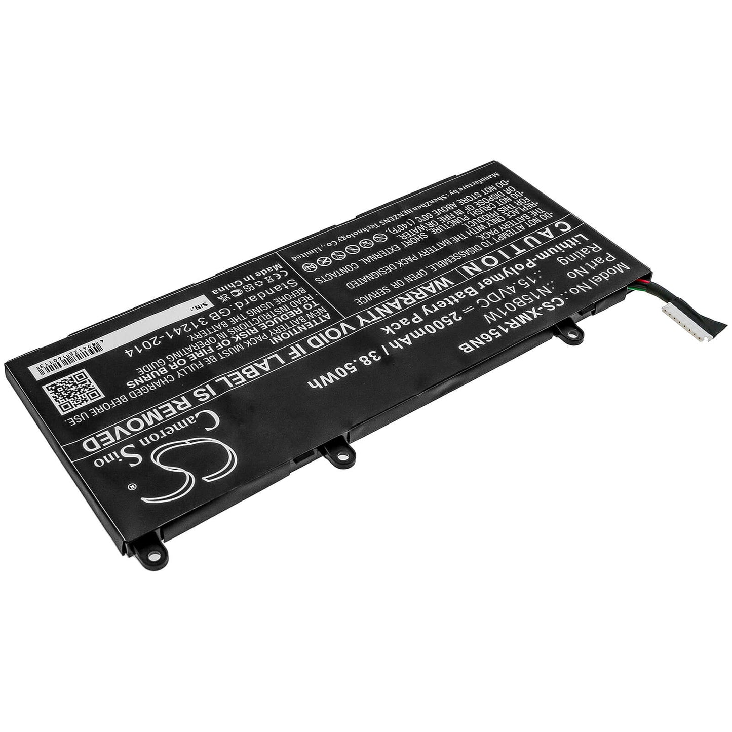 15.4V, 2500mAh, Li-Polymer Battery fits Xiaomi, Mi Ruby 15.6, 38.5Wh