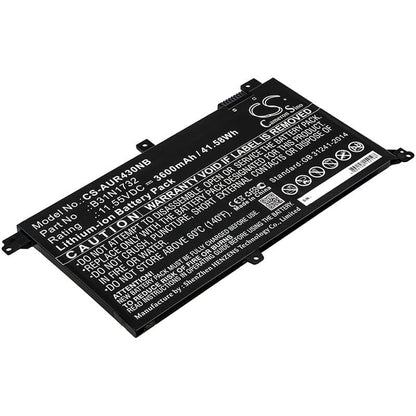 11.55V, 3600mAh, Li-ion Battery fits Asus, K430fa, K430fn, 41.58Wh