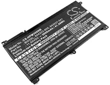 11.55V, 3600mAh, Li-ion Battery fits Hp, Pavilion 13-u013na, Pavilion M3-u, 41.58Wh