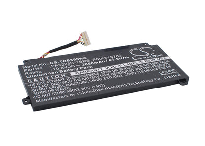 10.8V, 3850mAh, Li-Polymer Battery fits Toshiba, Cb30-b, Cb30-b-103, 41.58Wh