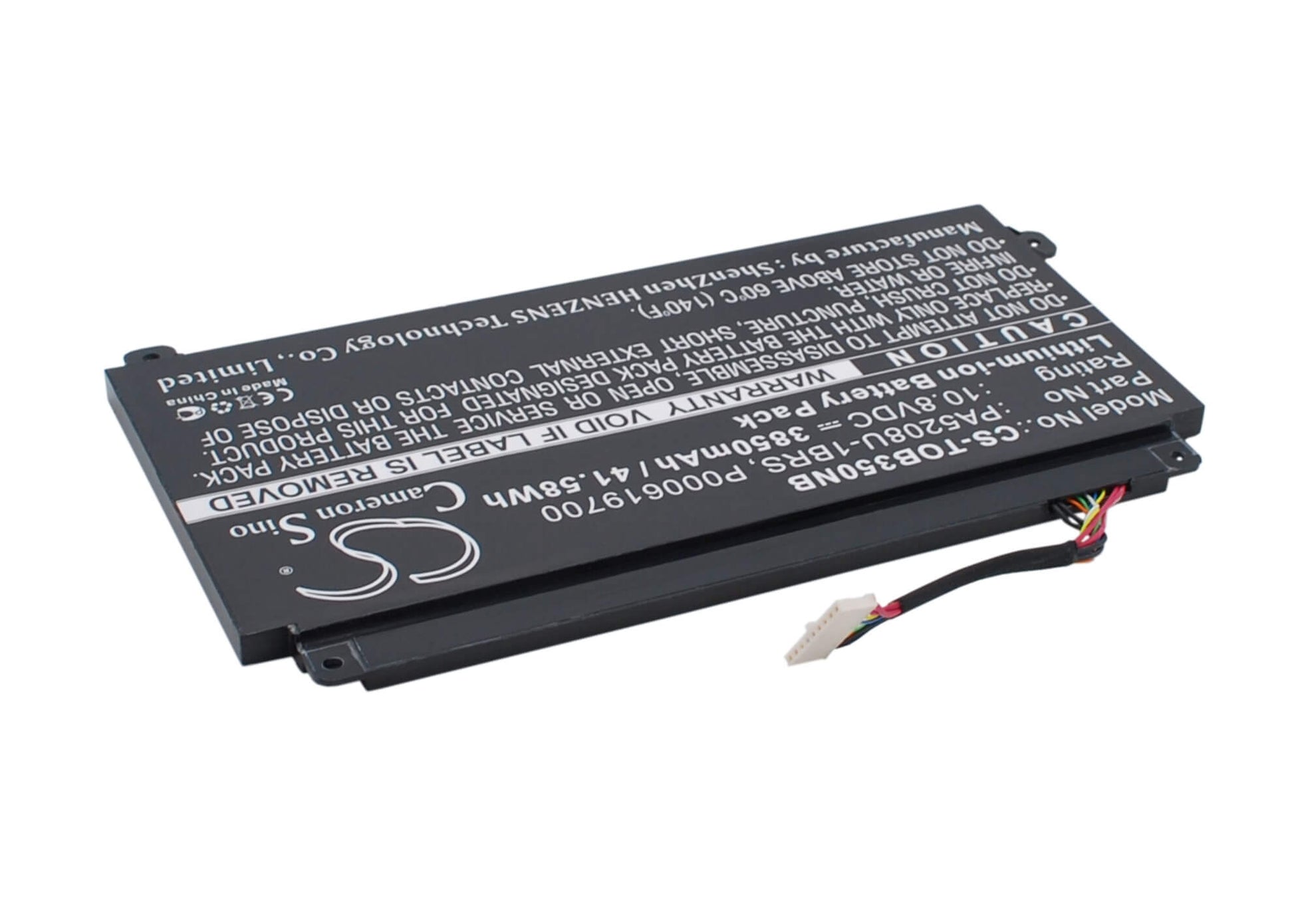 10.8V, 3850mAh, Li-Polymer Battery fits Toshiba, Cb30-b, Cb30-b-103, 41.58Wh
