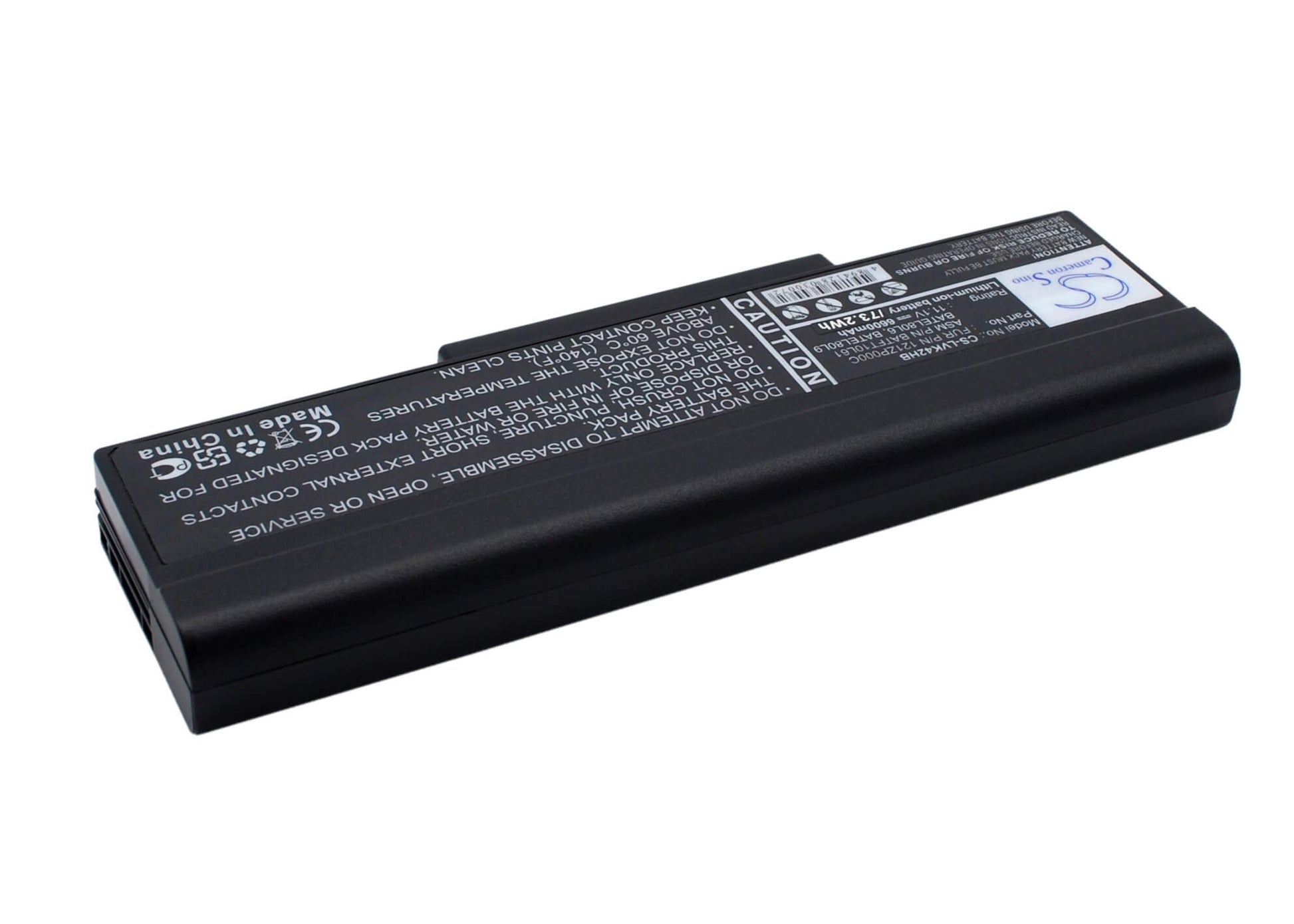 11.1V, 4400mAh, Li-ion Battery fits Lenovo, E41, E42, 48.84Wh
