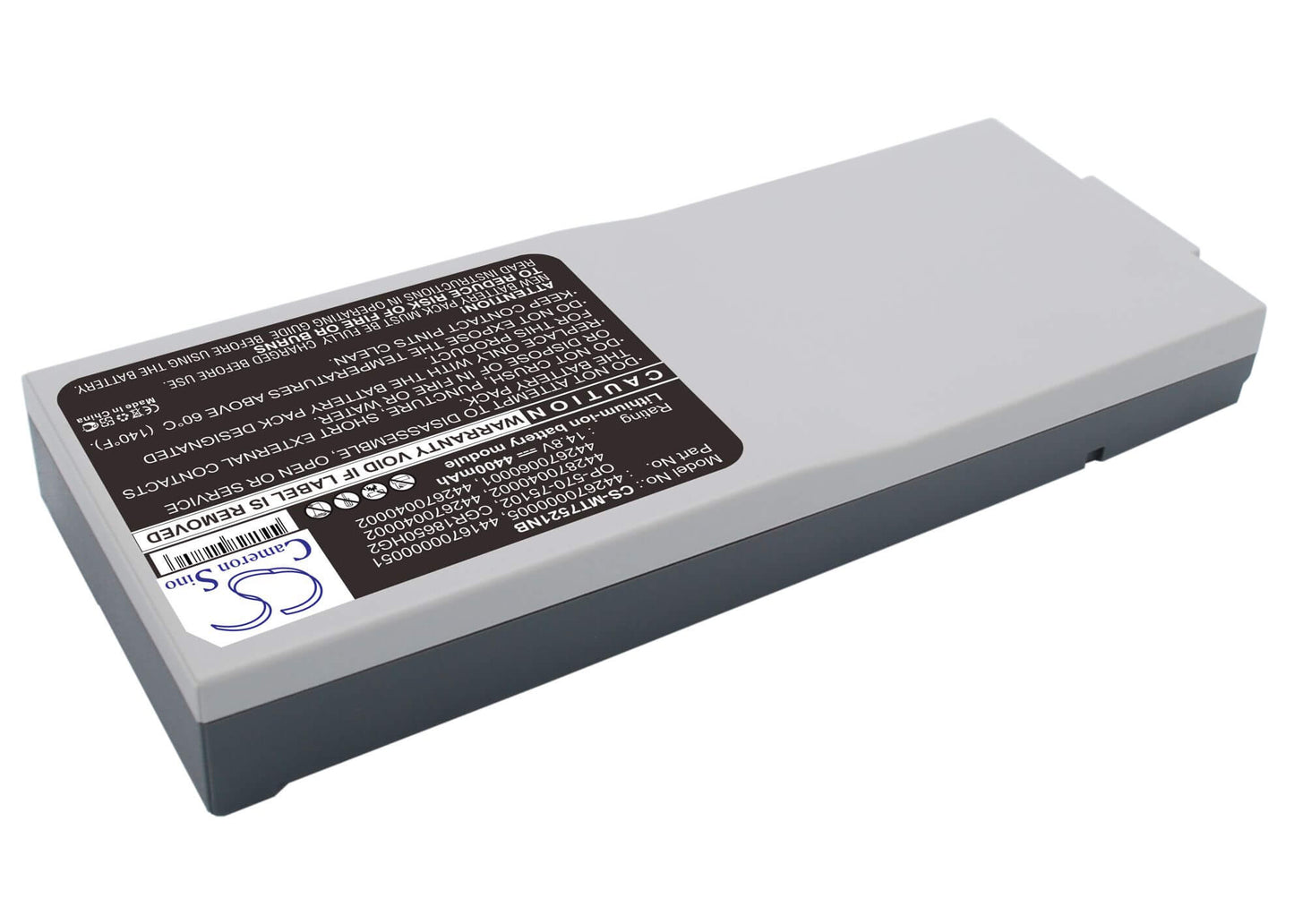 14.8V, 4400mAh, Li-ion Battery fits Yakumo, 7521t, Q7-xd, 65.12Wh