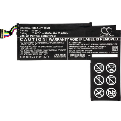 7.4V, 3200mAh, Li-Polymer Battery fits Asus, P1801-b037k, Padfone A66, 23.68Wh