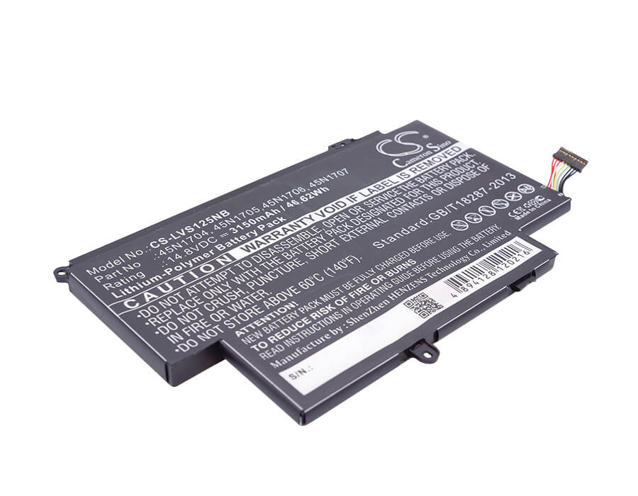 14.8V, 3150mAh, Li-Polymer Battery fits Lenovo, 20cds00500, 20cds00700, 46.62Wh