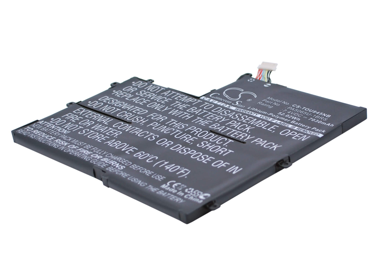 7.4V, 7030mAh, Li-Polymer Battery fits Toshiba, Satellite U845w, 52.022Wh