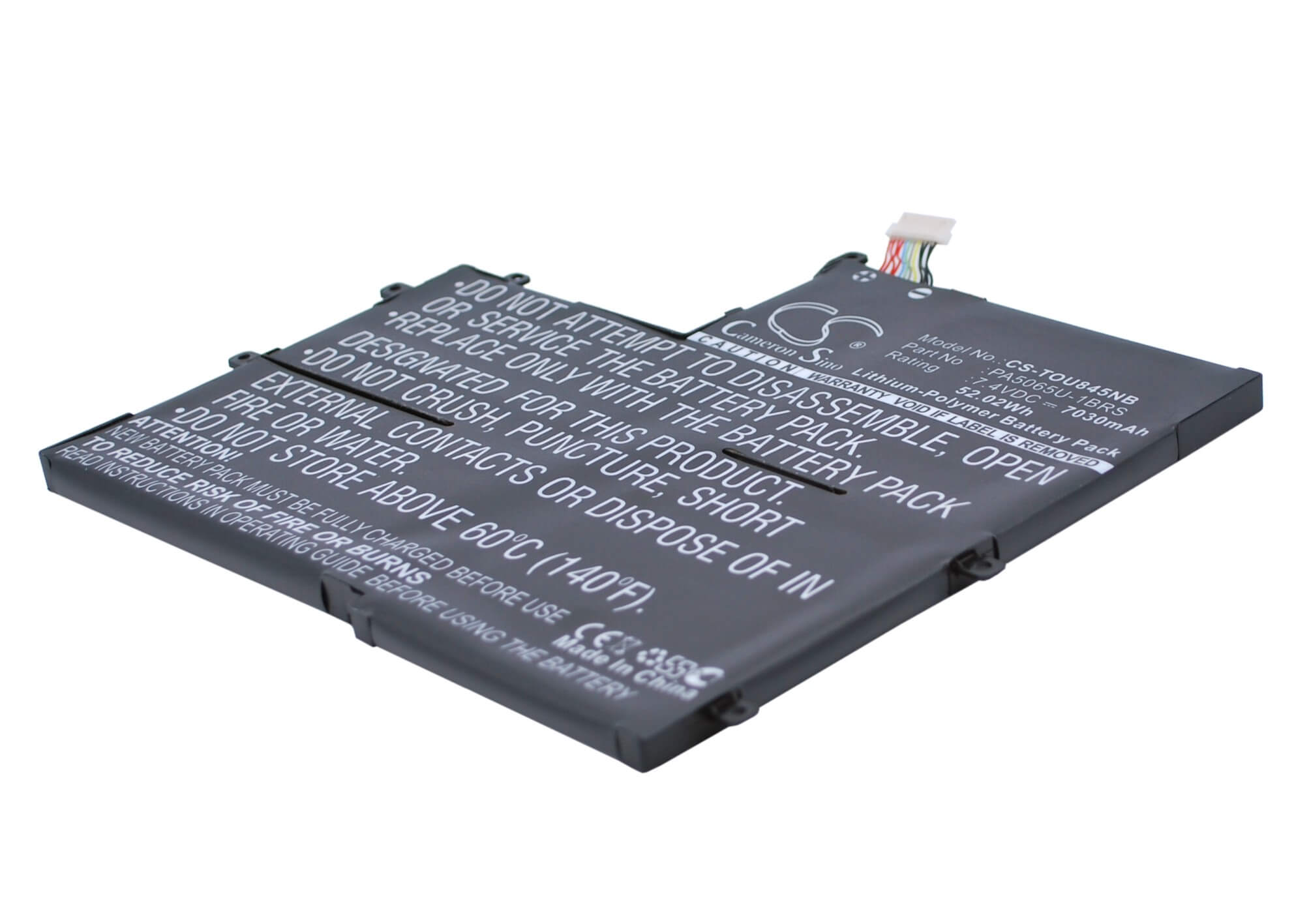 7.4V, 7030mAh, Li-Polymer Battery fits Toshiba, Satellite U845w, 52.022Wh