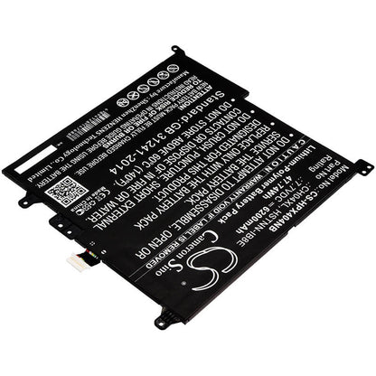 7.7V, 6200mAh, Li-Polymer Battery fits Hp, Chromebook X2, Chromebook X2 12-f000, 47.74Wh