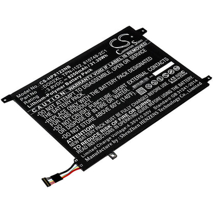 3.8V, 8250mAh, Li-Polymer Battery fits Hp, K2n76pa, K2n77pa, 31.35Wh