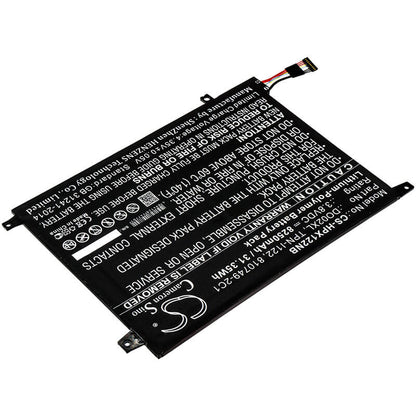 3.8V, 8250mAh, Li-Polymer Battery fits Hp, K2n76pa, K2n77pa, 31.35Wh