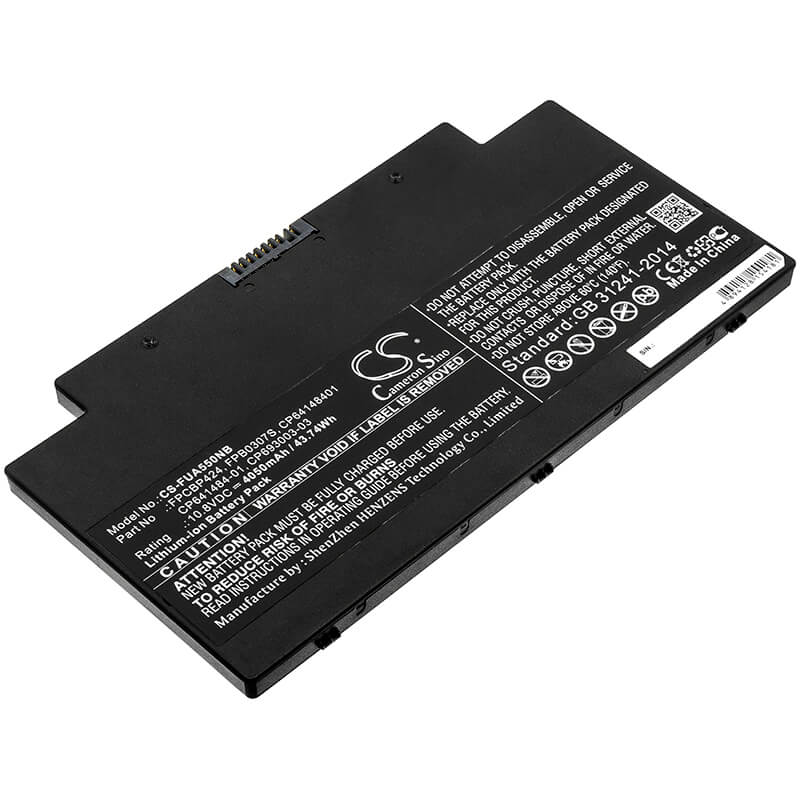 10.8V, 4050mAh, Li-ion Battery fits Fujitsu, Lifebook A3510, Lifebook A556, 43.74Wh
