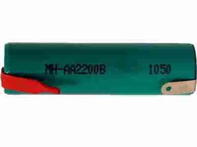 Aa 2300 mah nimh battery with tabs