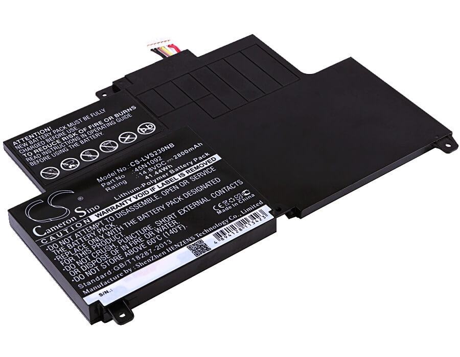 14.8V, 2800mAh, Li-Polymer Battery fits Lenovo, 33471c8, 33471d6, 41.44Wh
