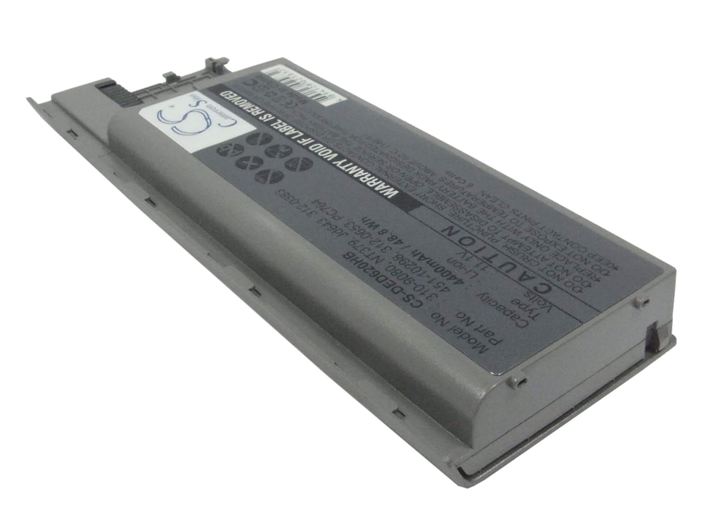 11.1V, 4400mAh, Li-ion Battery fits Dell, Latitude D620, Latitude D630, 48.84Wh
