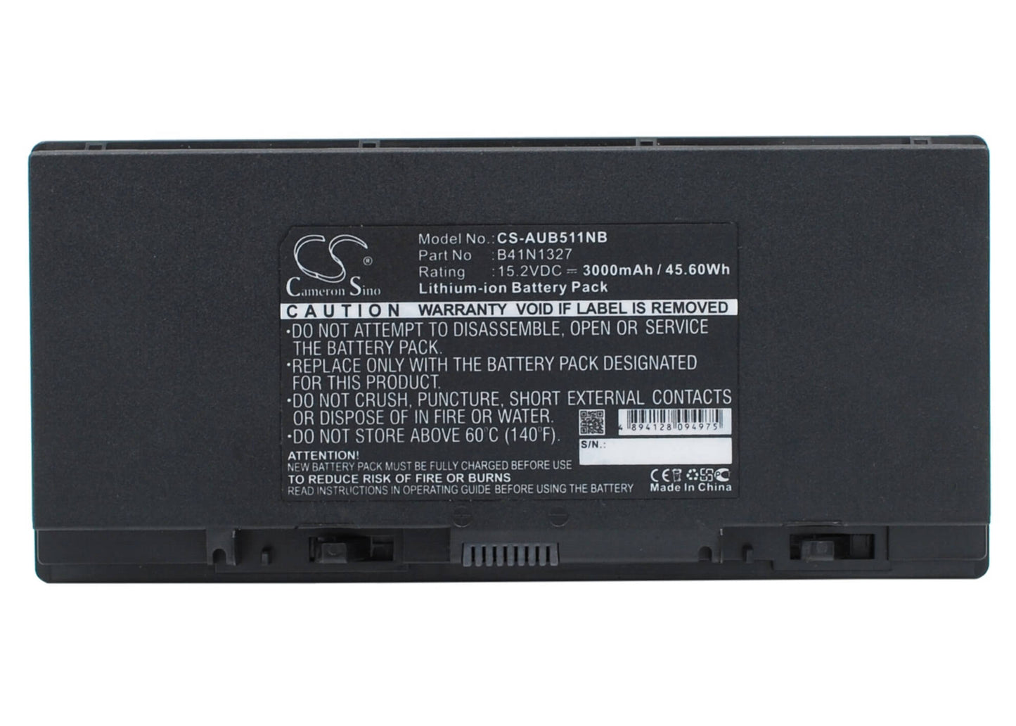15.2V, 3000mAh, Li-ion Battery fits Asus, B551la-cn018g, B551la-cr026g, 45.6Wh