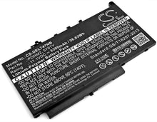 11.1V, 3300mAh, Li-Polymer Battery fits Dell, Latitude 12 E7270, Latitude 12 E7470, 36.63Wh