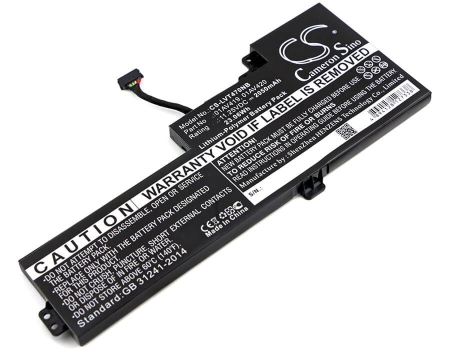 11.25V, 2050mAh, Li-Polymer Battery fits Lenovo, Thinkpad A285, Thinkpad A285(02cd), 23.0625Wh
