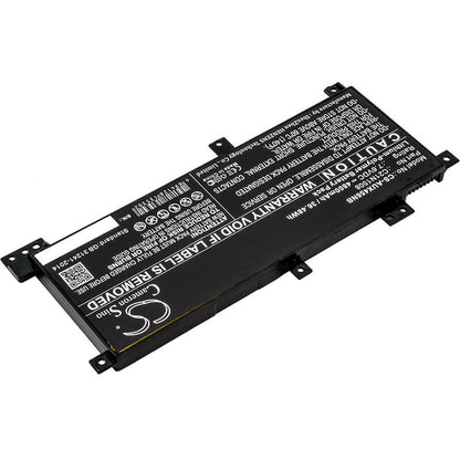 7.6V, 4800mAh, Li-Polymer Battery fits Asus, R457ua, R457ua-fa135t, 36.48Wh