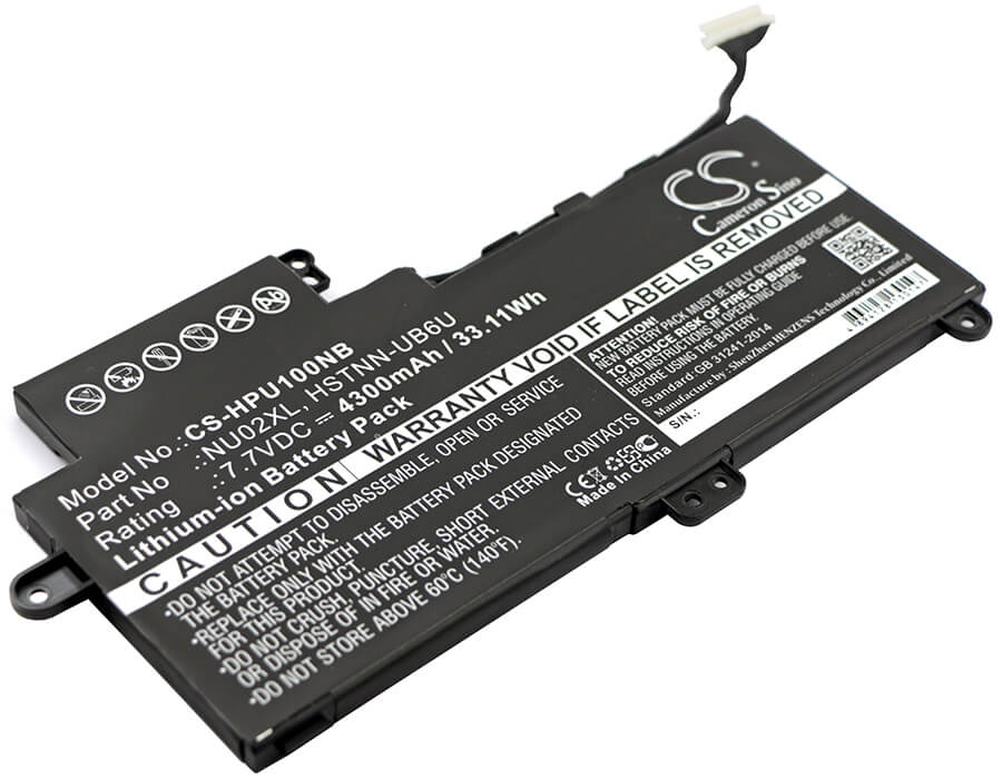 7.7V, 4300mAh, Li-ion Battery fits Hp, Pavilion M1, Pavilion M1-u, 33.11Wh